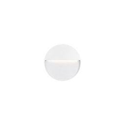 Luminosa Lighting Luminosa Nod Round Led Outdoor Recessed Wall Lamp White, Opal, Warm-White 3000K, Ip65 - thumbnail 2