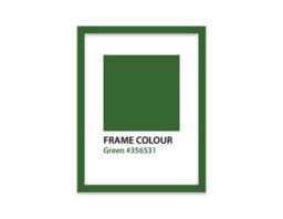 A6 Green Picture Frame Fits A6 (10.5 X 14.8Cm - 4.1 X 5.8In) Poster, Photo, Artwork, Or Print. - thumbnail 3