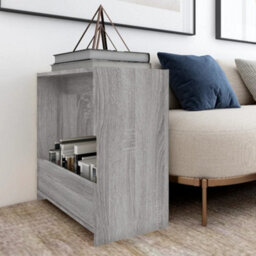 Vidaxl Side Table Grey Sonoma 50X26X50 Cm Engineered Wood