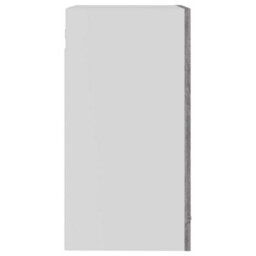 Berkfield Hanging Glass Cabinet Grey Sonoma 40X31X60 Cm Engineered Wood - thumbnail 7