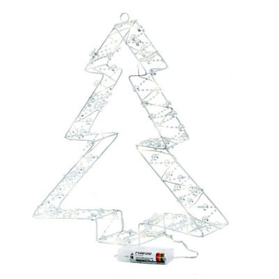 The Christmas Workshop Metal Frame Christmas Tree Light - image 1