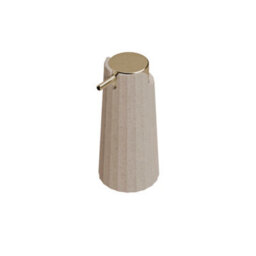 Cosmic Soap Dispenser, 200Ml Capacity, Beige, Recycled Materials, Award-Winning Design, Avenir Collection - thumbnail 1