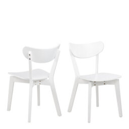 Furniture To Go Roxby Dining Chair Set Of 2 In White - thumbnail 1