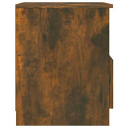 Berkfield Bedside Cabinets 2 Pcs Smoked Oak 40X40X50 Cm Engineered Wood - thumbnail 5