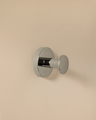 Cosmic Towel Hook, Robe Hook, Coat Hook, Chrome, Hidden Fixings, Anti-Corrosion, 5Kg Resistance, Start Collection - image 1