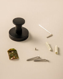 Cosmic Towel Hook, Robe Hook, Coat Hook, Chrome, Hidden Fixings, Anti-Corrosion, 5Kg Resistance, Start Collection - thumbnail 3