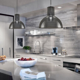 Long Life Lamps Company Modern Vintage Ceiling Smoked Grey Glass Pendant Lamp M0222 - thumbnail 7
