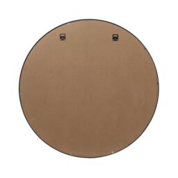 GoodHome Muhely Brushed Black Round Wall-Mounted Framed Mirror, (H)80.9Cm (W)80.9Cm - thumbnail 3