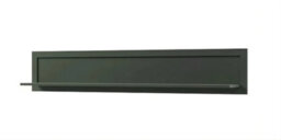 Arte Evora 02 Wall Shelf W1770mm H320mm D250mm - Creative Dark Sage Green, Artistic Design - thumbnail 1
