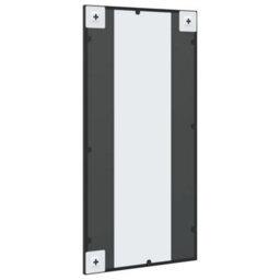 Vidaxl Wall Mirror Black 40X80 Cm Rectangle Iron - thumbnail 5