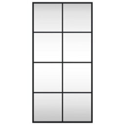 Vidaxl Wall Mirror Black 40X80 Cm Rectangle Iron - thumbnail 3