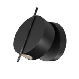 Luminosa Lighting Luminosa Nuance Modern Integrated Led Wall Lamp Black 3000K 200Lm - thumbnail 1