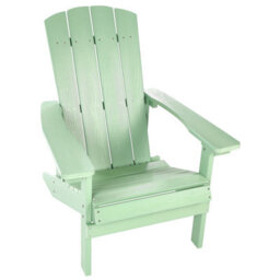 Beliani Garden Chair Light Green Weather-Resistant Faux Wood Modern Outdoor Lounge - thumbnail 5