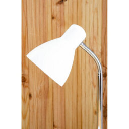 Orsina White Table Lamp For Work Desk, Desk Lamp With Conical Lamp Head, Long Lasting Iron Bedside Lamp - thumbnail 3