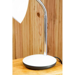 Orsina White Table Lamp For Work Desk, Desk Lamp With Conical Lamp Head, Long Lasting Iron Bedside Lamp - thumbnail 4