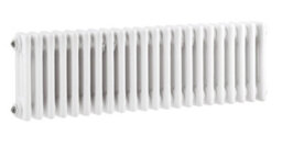 Balterley Triple Column Traditional Radiator 300 X 999mm, High Gloss White