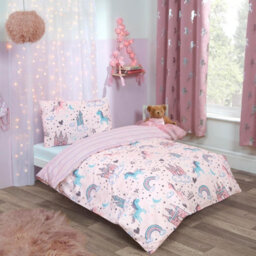 OHS Unicorn Kingdom Duvet Cover With Pillowcase - thumbnail 3