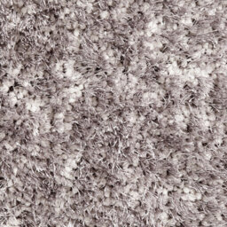 Silver Plain Shaggy Rug, 8Cm Thick Handmade Anti-Shed Rug, Modern Silver Rug For Bedroom, & Diningroom-60Cm X 120Cm - thumbnail 3