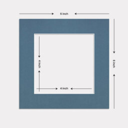 Ak Frames 6X6 Pompadour Picture Mounts To Fit 4X4 Aperture Size - Mount Board Only (No Frame Included) - thumbnail 3