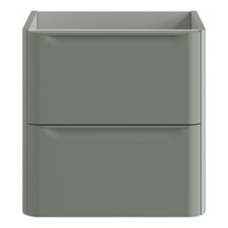 GoodHome Nevado Standard Matt Green Wall-Mounted Bathroom Vanity Unit (H) 600mm (W) 600mm - thumbnail 2