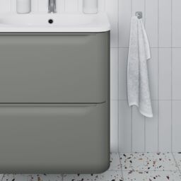 GoodHome Nevado Standard Matt Green Wall-Mounted Bathroom Vanity Unit (H) 600mm (W) 600mm - thumbnail 7