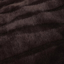 Ohs Carved Faux Fur Fleece Throw Supersoft Thermal Blanket - 120 X 150Cm - Coffee - thumbnail 5