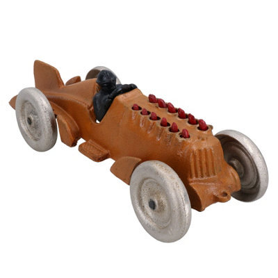 AB Tools Racer Racing Drag Car With Moving Pistons Figure Statue Figurine Cast Iron Model - image 1