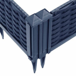 Berkfield Elegant Garden Planter With Pegs Blue Grey 42.5X42.5X28.5 Cm Pp - thumbnail 7