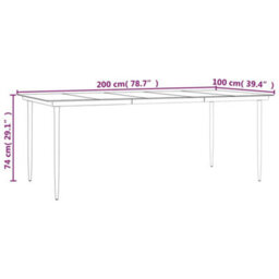 Berkfield 7 Piece Garden Dining Set With Cushions Grey Poly Rattan - thumbnail 8