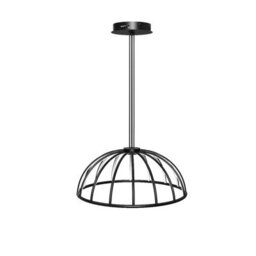 CGC Lighting Cgc Paraplu 2 Black 90Cm Hemisphere Led Ceiling Pendant - thumbnail 3