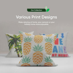 Gardenwize Pack Of 2 Light Up Pineapple Cushion Covers 45 X 45Cm - thumbnail 7