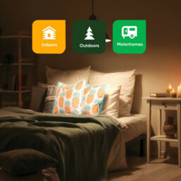 Gardenwize Pack Of 2 Light Up Pineapple Cushion Covers 45 X 45Cm - thumbnail 6