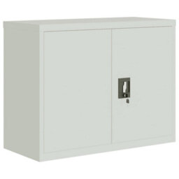 Berkfield File Cabinet Light Grey 90X40X110 Cm Steel - thumbnail 7