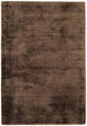 Blade Chocolate Modern Plain 7mm Thick Easy To Clean Luxurious Handmade Rug For Bedroom, Living Room By Asiatic-66Cm X 240Cm - thumbnail 2