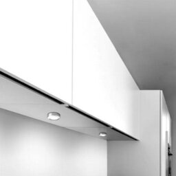 FNX Bathrooms Sirius Connect 2.6W Recessed Led Cabinet Light - Plug & Play, Diffused Natural White, Brushed Nickel (Ip44)