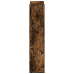 Berkfield Bookcase Smoked Oak 63X20X90 Cm Engineered Wood - thumbnail 6