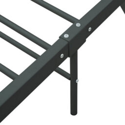 Vidaxl 284687  Bed Frame Without Mattress Grey Metal 200X200 Cm - thumbnail 8