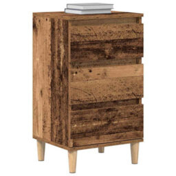 Berkfield Bedside Cabinet Old Wood 40X35X70 Cm Engineered Wood - thumbnail 3