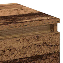Berkfield Bedside Cabinet Old Wood 40X35X70 Cm Engineered Wood - thumbnail 9