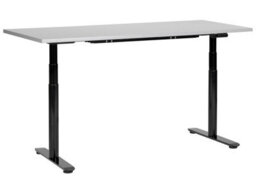 Beliani Electric Adjustable Standing Desk Destinas Grey/ Black 160 Cm 72 Cm - thumbnail 2