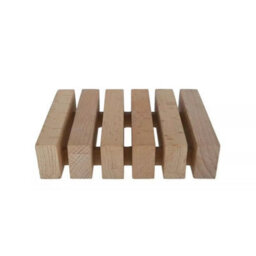 Garden Trading Southbourne Wooden Beech Bathroom Soap Dish Sink Bath Accessory Wood Slats - thumbnail 2