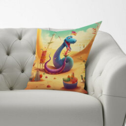 Warren Reed Designer Multi Coloured Splashart Dog Cushions 60Cm X 60Cm - thumbnail 2