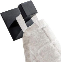 Towel Hook, Home Towel Rack, Bathrobe Hooks, Sus 304 Stainless Steel, Matte Black Finish, Versatile Wall Hook - thumbnail 2