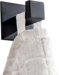 Towel Hook, Home Towel Rack, Bathrobe Hooks, Sus 304 Stainless Steel, Matte Black Finish, Versatile Wall Hook - thumbnail 3