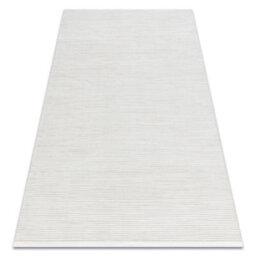 RugsX Modern Carpet Duke 51376 Cream - Stripes, Structured, Very Soft, Fring  180X270 Cm