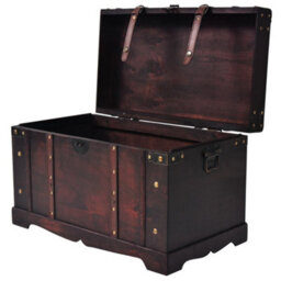 Walplus Vintage Treasure Chest Wood 66X38X40 Cm - thumbnail 3