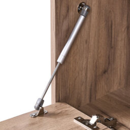 Wyld And Coco Wardrobeco Light Brown Chipboard Hallway Wardrobe 100 X 35 X 190 Cm With Coat Rack, Shoe Cubbies And Mirrored Door - thumbnail 8