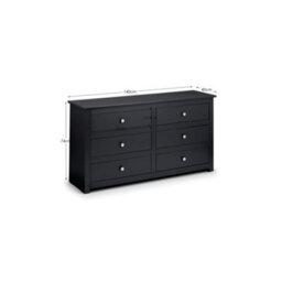 Julian Bowen Cameo 2 Door 2 Drawer Wardrobe - Stone White - thumbnail 8