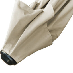 VRUC Outdoor Patio Garden Parasol Sun Shade Umbrella With Crank Handle & Tilt 3M Cream - thumbnail 7
