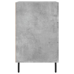 Berkfield Bedside Cabinet Concrete Grey 40X40X66 Cm Engineered Wood - thumbnail 6